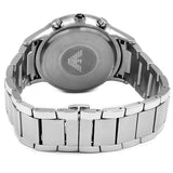 Emporio Armani Classic Chronograph Black Dial Silver Steel Strap Watch For Men - AR2434 Buy Now By Emporio Armani