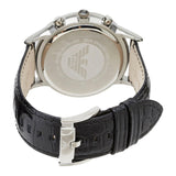 Emporio Armani Renato Chronograph Black Dial Black Leather Strap Watch For Men - AR2447 Buy Now By Emporio Armani
