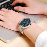 Emporio Armani Renato Chronograph Blue Dial Silver Steel Strap Watch For Men - AR2486 Buy Now By Emporio Armani