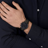 Emporio Armani Renato Chronograph Quartz Blue Dial Grey Steel Strap Watch For Men - AR2505 Buy Now By Emporio Armani