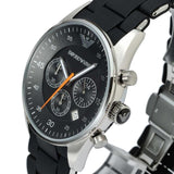 Emporio Armani Sportivo Chronograph Black Dial Black Strap Watch For Men - AR5858 Buy Now By Emporio Armani