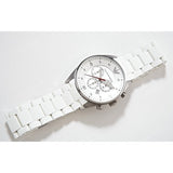 Emporio Armani Sport Chronograph White Dial White Silicone Strap Watch For Men - AR5859 Buy Now By Emporio Armani