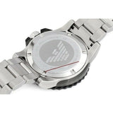 Emporio Armani Bracelet Collection Black Dial Silver Steel Strap Watch For Men - AR5970 Buy Now By Emporio Armani