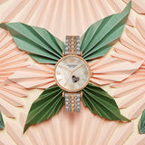 Emporio Armani Meccanico Automatic Mother of Pearl Dial Two Tone Steel Strap Watch For Women - AR60049