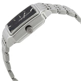 Emporio Armani Diego Automatic Black Dial Silver Steel Strap Watch For Men - AR60057 Buy Now By Emporio Armani