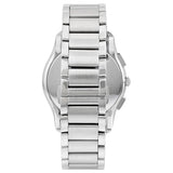 Emporio Armani Valente Chronograph Quartz Black Dial Silver Steel Strap Watch For Men - AR11083