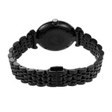 Emporio Armani Gianni T-Bar Quartz Black Mother of Pearl Dial Black Steel Strap Watch For Women - AR11268 Buy Now By Emporio Armani