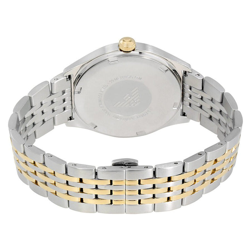 Emporio Armani Cream Dial Two Tone Steel Strap Watch For Men - AR11034 Buy Now By Emporio Armani