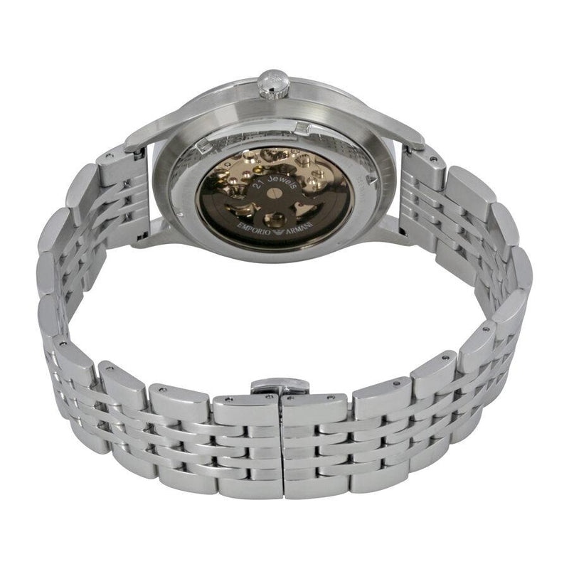 Emporio Armani Meccanico Multicolor Dial Silver Steel Strap Watch For Men - AR1922 Buy Now By Emporio Armani