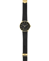 Armani Exchange Lola Three Hand Black Dial Black Mesh Strap Watch For Women - AX5548 Buy Now By Armani Exchange