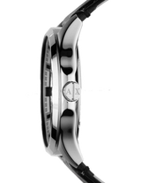 Armani Exchange Hampton Chronograph Black Dial Black Leather Strap Watch For Men - AX2101 Buy Now By Armani Exchange