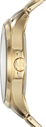Armani Exchange Hampton Chronograph Black Dial Gold Steel Strap Watch For Men - AX2122 Buy Now By Armani Exchange