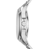 Armani Exchange Hampton Chronograph Black Dial Silver Steel Strap Watch For Men - AX2179 Buy Now By Armani Exchange