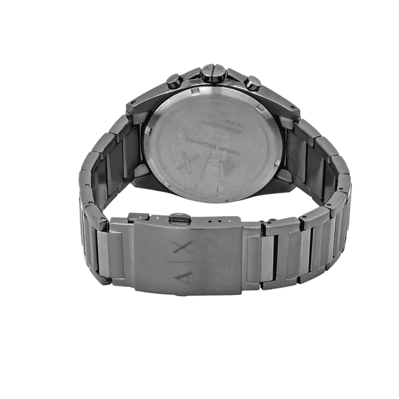 Armani Exchange Drexler Chronograph Grey Dial Grey Steel Strap Watch For Men - AX2603 Buy Now By Armani Exchange
