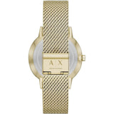Armani Exchange Cayde Chronograph Black Dial Gold Mesh Strap Watch For Men - AX2715 Buy Now By Armani Exchange
