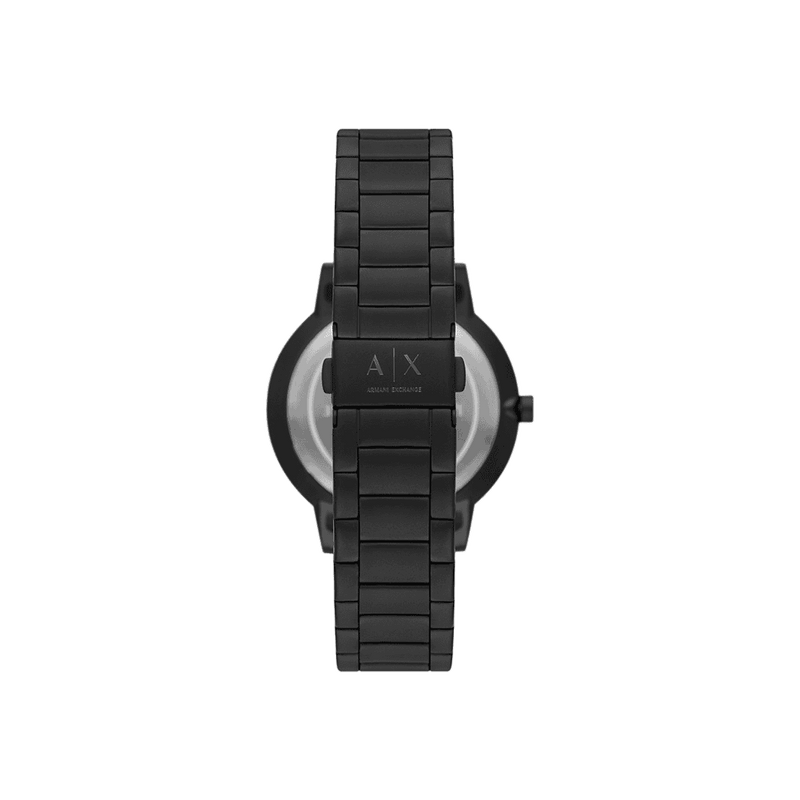 Armani Exchange Cayde Chronograph Black Dial Black Steel Strap Watch for Men - AX2748 Buy Now By Armani Exchange