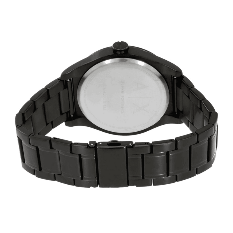 Armani Exchange Nico Analog Black Dial Black Steel Strap Watch For Men - AX7102 Buy Now By Armani Exchange