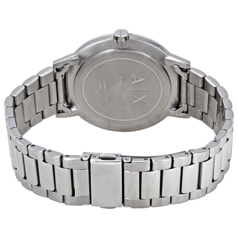 Armani Exchange Cayde Analog Black Dial Silver Steel Strap Watch For Men - AX2700 Buy Now By Armani Exchange
