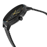 Armani Exchange Cayde Chronograph Black Dial Black Mesh Strap Watch For Men - AX2716 Buy Now By Armani Exchange