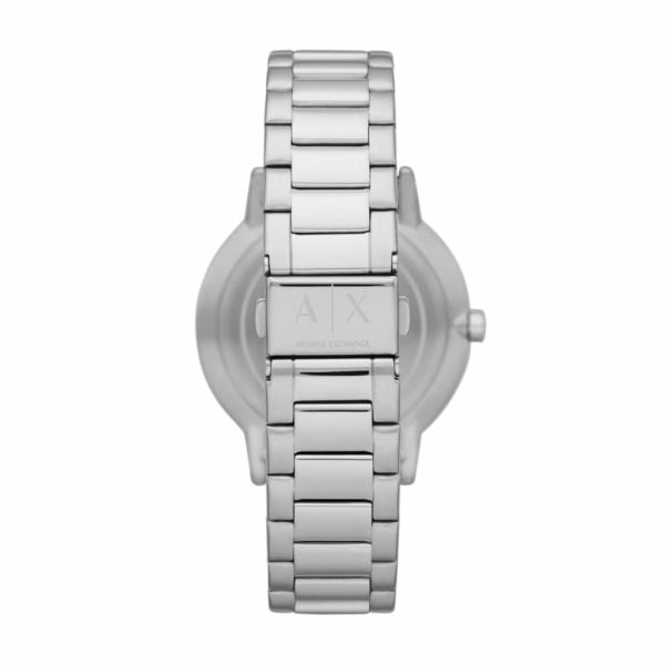 Armani Exchange Cayde Analog Black Dial Silver Steel Strap Watch For Men - AX2700 Buy Now By Armani Exchange