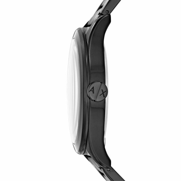 Armani Exchange Nico Analog Black Dial Black Steel Strap Watch For Men - AX7102 Buy Now By Armani Exchange