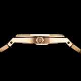 Audemars Piguet Royal Oak Quartz Diamonds Rose Gold Dial Rose Gold Steel Strap Watch for Women - 67651OR.ZZ.1261OR.03