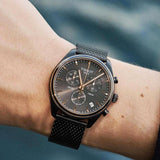 Tissot T Classic PR 100 Chronograph Anthracite Black Dial Black Mesh Bracelet Watch For Men - T101.417.23.061.00 Buy Now By Tissot