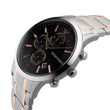 Emporio Armani Renato Chronograph Black Dial Two Tone Steel Strap Watch For Men - AR11165 Buy Now By Emporio Armani