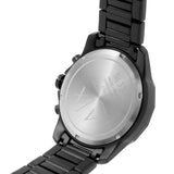 Armani Exchange Banks Chronograph Black Dial Black Steel Strap Watch For Men - AX1722 Buy Now By Armani Exchange