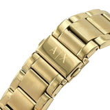 Armani Exchange Hampton Chronograph Gold Dial Gold Steel Strap Watch For Men - AX2415 Buy Now By Armani Exchange