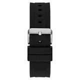 Guess Empire Chronograph Black Dial Black Silicon Strap Watch For Men - GW0583G1 Buy Now By Guess