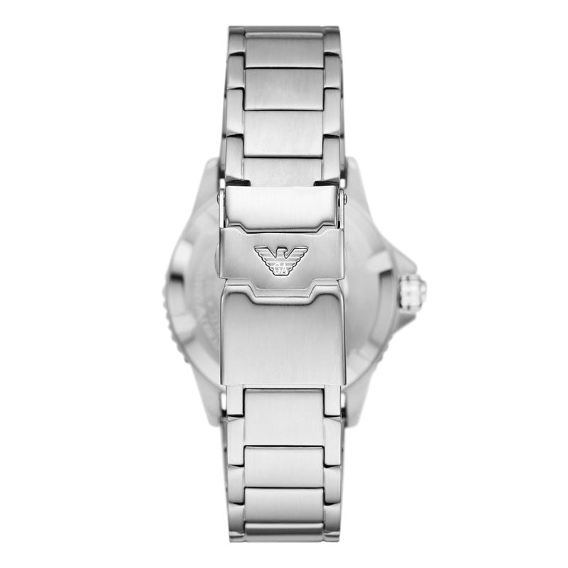 Emporio Armani Sea Explorer GMT Blue Dial Silver Steel Strap Watch For Men - AR11590 Buy Now By Emporio Armani