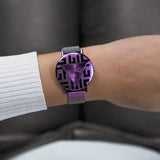 Guess Iconic Quartz Multicolor Dial Multicolor Mesh Bracelet Watch For Women - GW0479L1 Buy Now By Guess