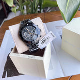 Michael Kors Bayville Chronograph Black Dial Black Steel Strap Watch For Men - MK8750 Buy Now By Michael Kors
