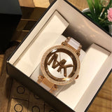 Michael Kors Parker White Dial Two Tone Steel Strap Watch for Women - MK6365 Buy Now By Michael Kors