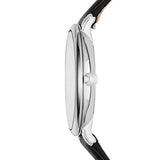 Fossil Jacqueline Quartz White Dial Black Leather Strap Watch for Women - ES3972 Buy Now By Fossil
