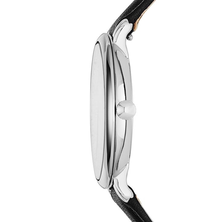 Fossil Jacqueline Quartz White Dial Black Leather Strap Watch for Women - ES3972 Buy Now By Fossil