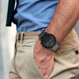 Fossil Nate Chronograph Black Dial Black Steel Strap Watch for Men - JR1401 Buy Now By Fossil