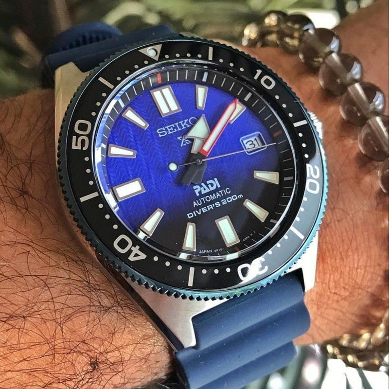 Seiko Prospex PADI Special Edition Divers 200M Blue Dial Blue Rubber Strap Watch For Men - SPB071J1 Buy Now By Seiko