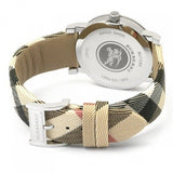 Burberry The City Nova Silver Dial White Leather Strap Watch for Women - BU9022 Buy Now By Burberry