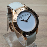 Marc Jacobs Blade White Dial White Leather Strap Watch for Women - MBM1201 Buy Now By Marc Jacobs