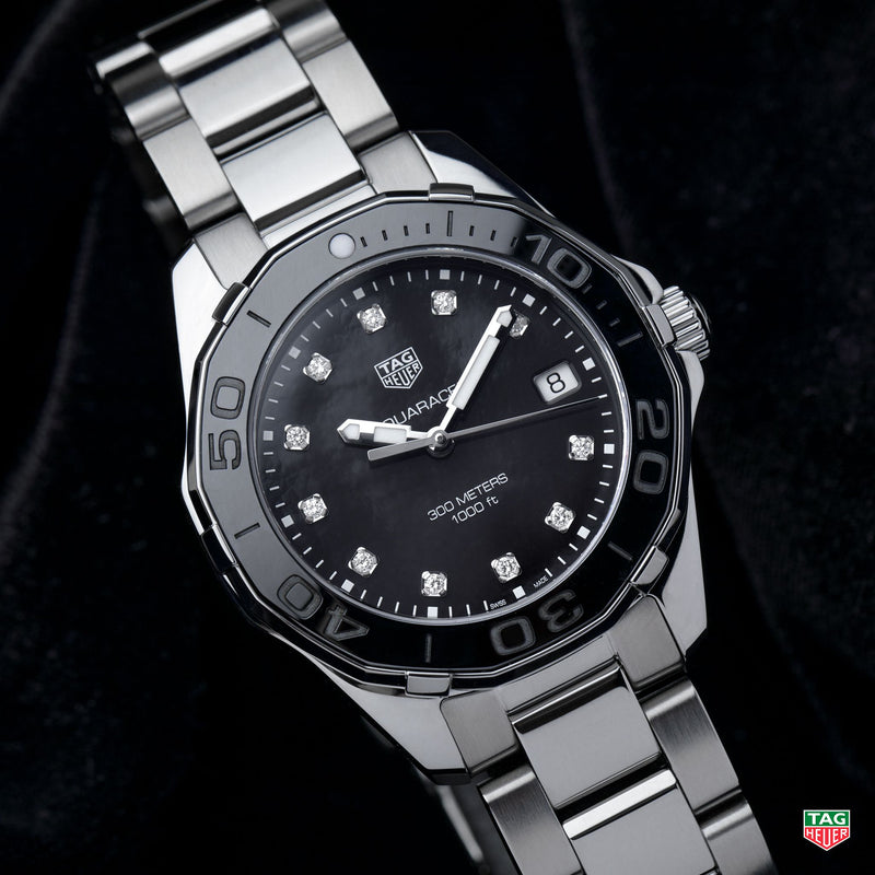 Tag Heuer Aquaracer Black Dial Watch for Women - WAY131M.BA0748 Buy Now By Tag Heuer