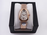 Bvlgari Serpenti Seduttori Quartz Silver Dial Rose Gold Steel Strap Watch for Women - SERPENTI103145