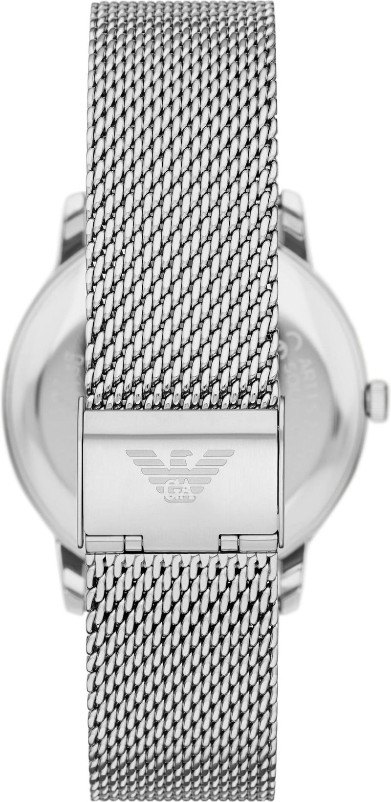 Emporio Armani Minimalist Quartz Blue Dial Silver Steel Strap Watch For Men - AR11571 Buy Now By Emporio Armani