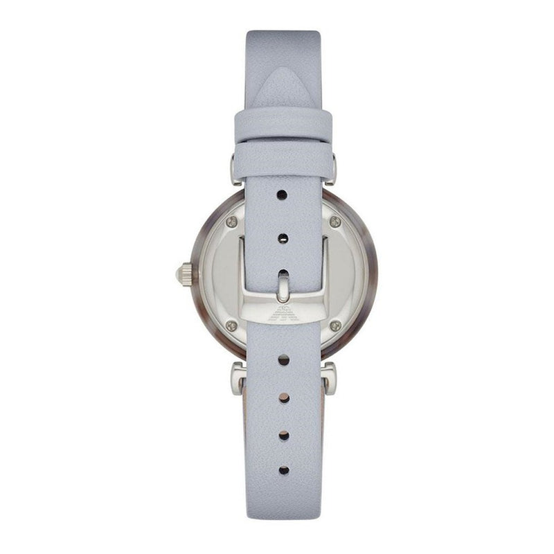Emporio Armani White Dial Light Blue Leather Strap Watch For Women - AR11002 Buy Now By Emporio Armani