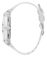 Guess Phoenix J Balvin White Dial Transparent Silicone Strap Watch For Men - V1051M1 Buy Now By Guess