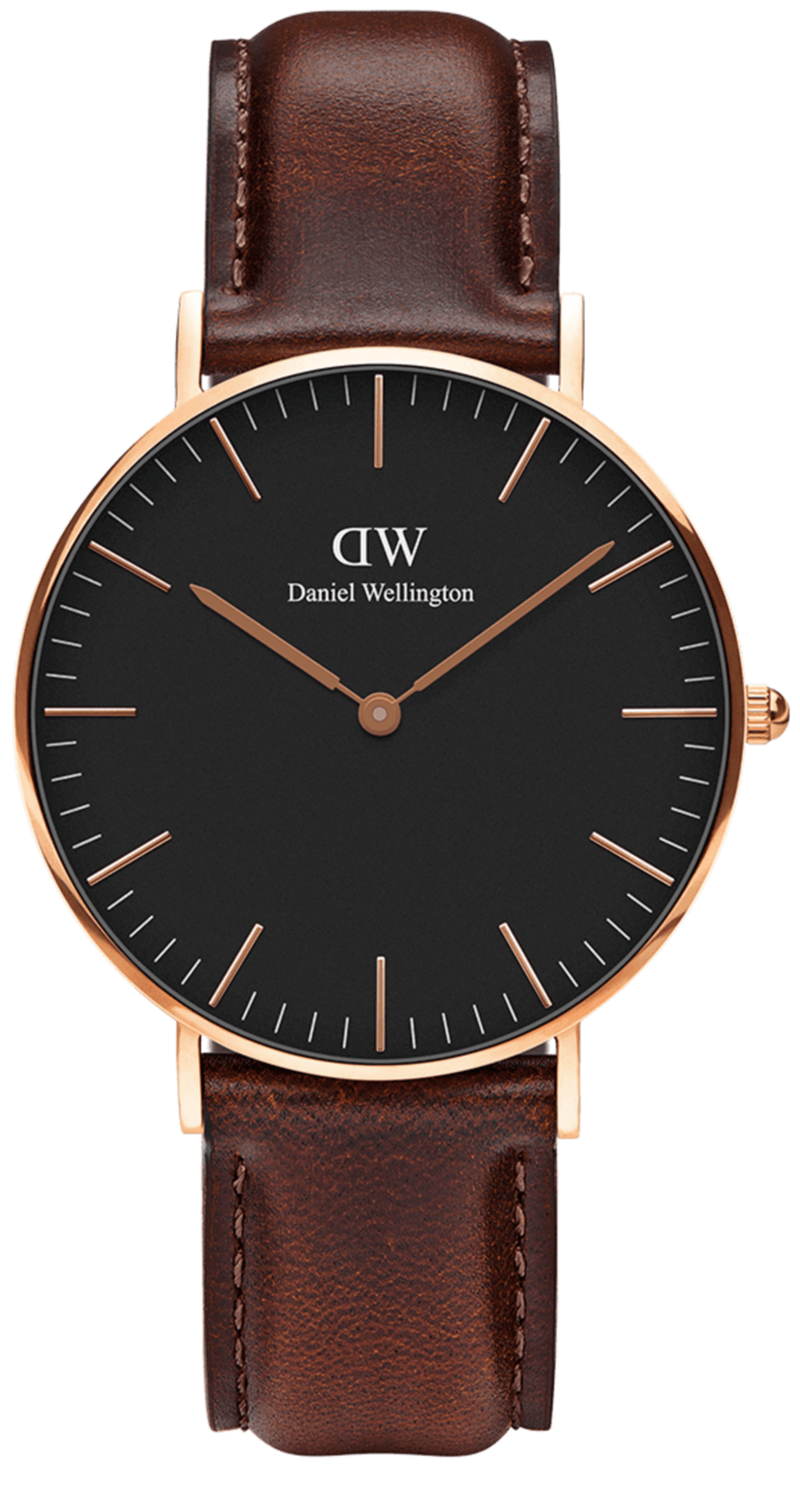 Daniel Wellington Petite St Mawes Black Dial Brown Leather Strap Watch For Women - DW00100169 Buy Now By Daniel Wellington