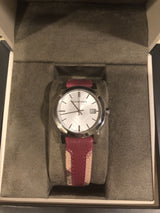 Burberry The City White Dial Haymarket Pink Leather Strap Watch for Women - BU9149 Buy Now By Burberry