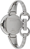 Gucci Guccissima Black Dial Silver Steel Strap Watch For Women - YA134301