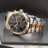 Maserati Competizione Chronograph Black Dial Two Tone Steel Strap Watch For Men - R8853100016 Buy Now By Maserati